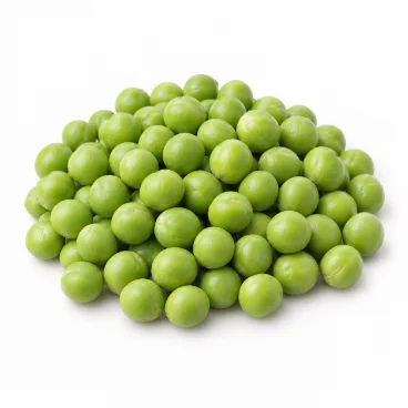 A pile of green peas