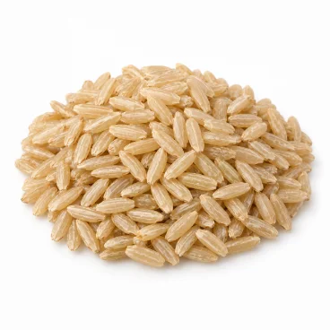 A pile of brown rice