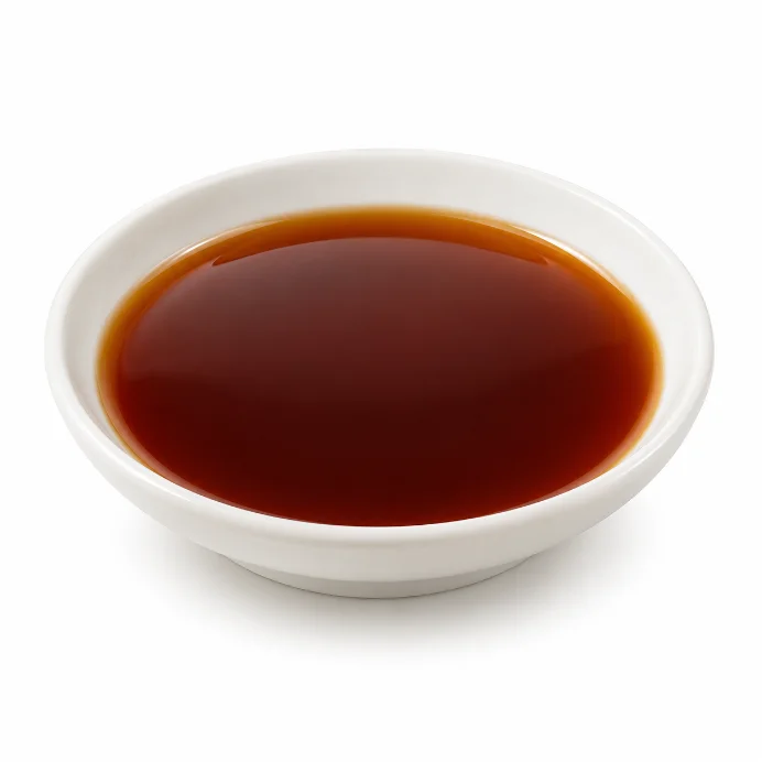 白瓷碟中的韩国红醋